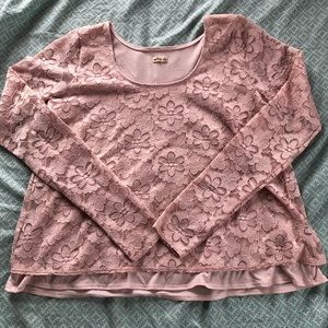 Hollister lace top